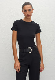 Half Moon Belt - Black Silver - Matteau